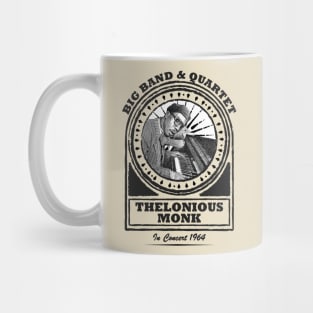 Thelonious Monk // Retro Jazz Music Fan Design Mug